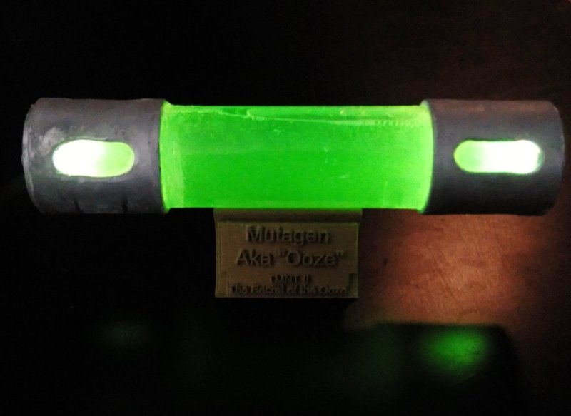 Mutagen, aka "OOze TMNT prop replica stand