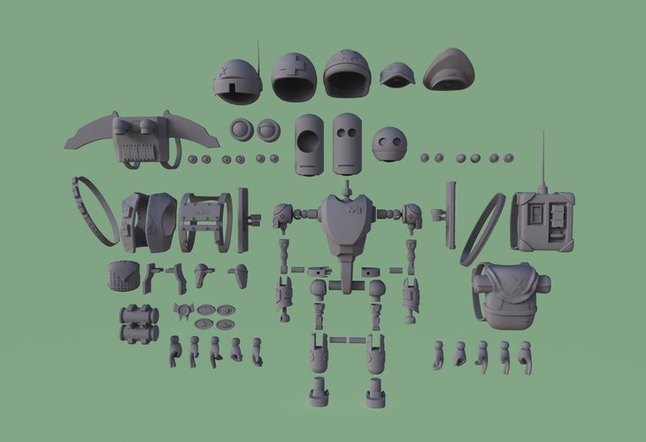 MT Support Squad  - Items  3D Print 44055