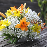 Palmiga Globe Bouquet Vase - Pillar-base - Thumbnail 2