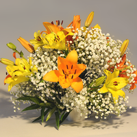 Palmiga Globe Bouquet Vase - Pillar-base - Thumbnail 6