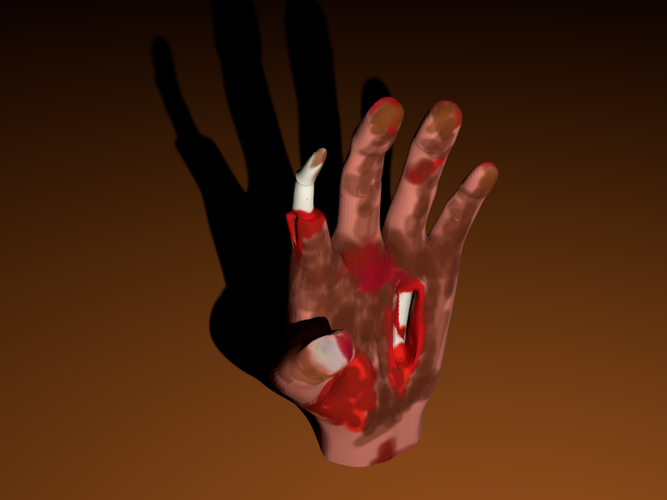 zombie hand 3D Print 44110