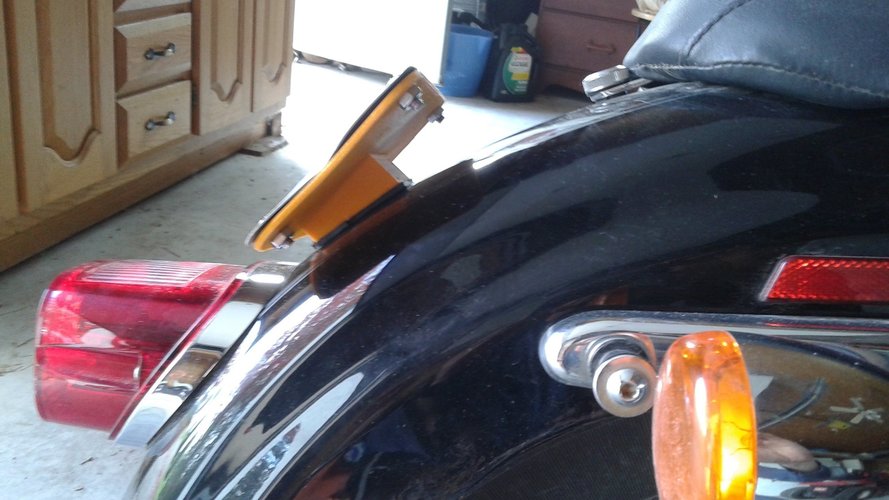 motorcycle license plate holder