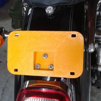 motorcycle license plate holder - Thumbnail 2