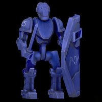 Small Police Robotron 3D Printing 44148