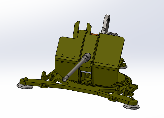 Flak 38 1:10 3D Print 44181