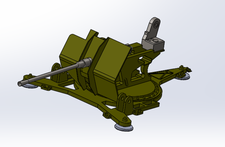 Flak 38 1:10 3D Print 44184