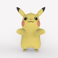 Small Pikachu 3D Printing 44272