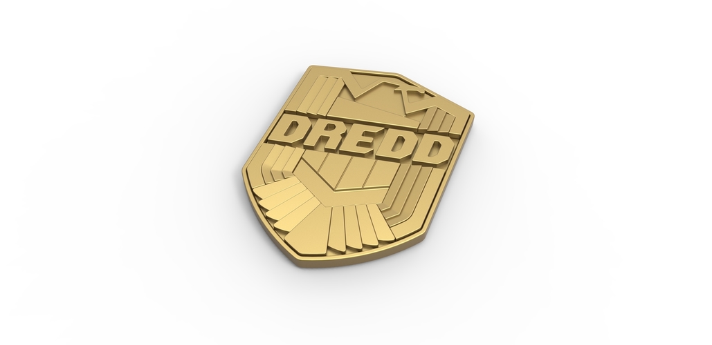 Judge Dredd badge from the movie Dredd 2012
