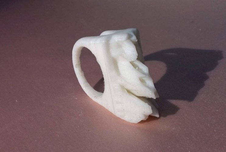 Iceberg Ring 3D Print 44298