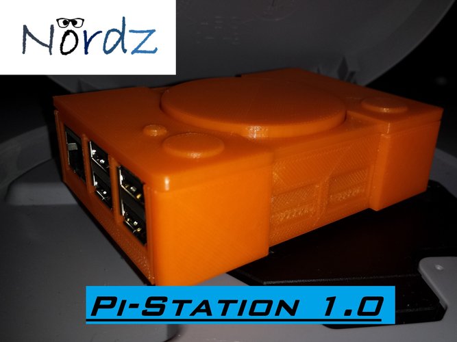 Pi-Station 1 (Raspberry Pi 2 case) 3D Print 44303