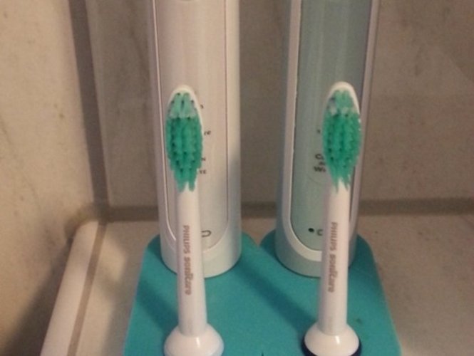 Double Philips Sonicare Stand 3D Print 44420