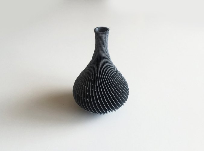 Twirl Vase 6 3D Print 44519