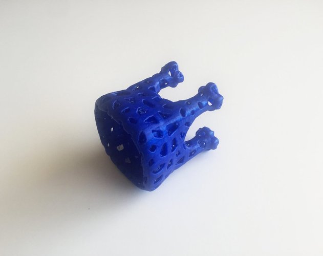 Voronoi Elephant Bowl # 2 3D Print 44522