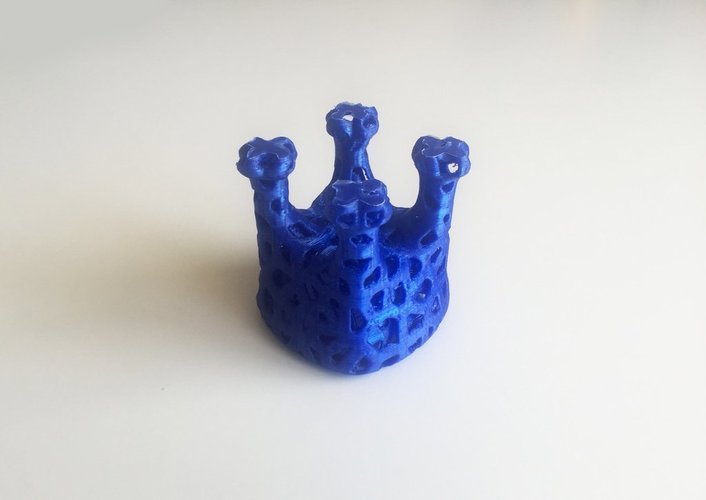 Voronoi Elephant Bowl # 2 3D Print 44523