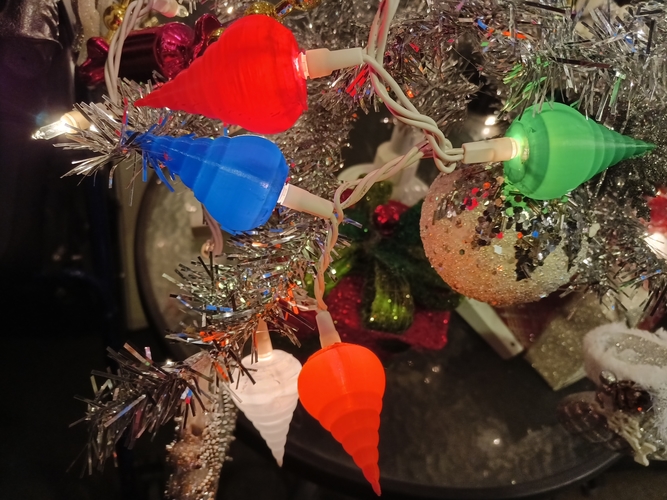 V5 Christmas Light shade ornmant decoration Tree 3D Print 445233