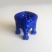Voronoi Elephant Bowl # 2 - Thumbnail 4