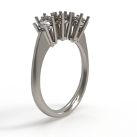 sapphire and diamond ring - Thumbnail 5