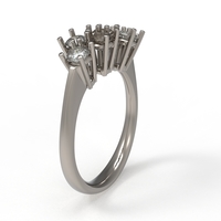 sapphire and diamond ring - Thumbnail 10