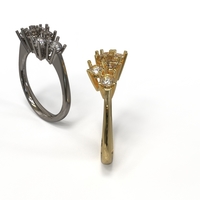 sapphire and diamond ring - Thumbnail 12