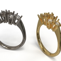 sapphire and diamond ring - Thumbnail 13