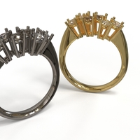 sapphire and diamond ring - Thumbnail 14