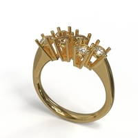 sapphire and diamond ring - Thumbnail 15