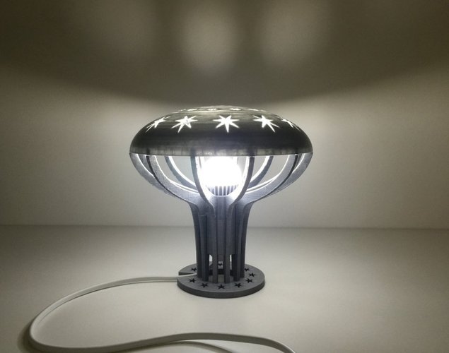 Mushroom Led lamp 3D Print 44626