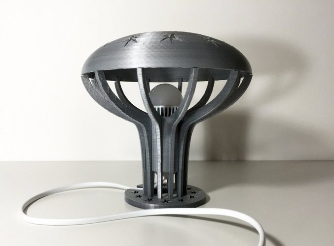 Mushroom Led lamp 3D Print 44628