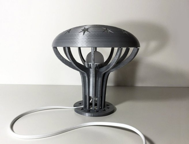 Mushroom Led lamp 3D Print 44630