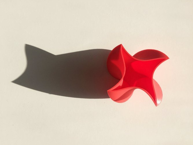 Ninja Star Vase 1 3D Print 44804