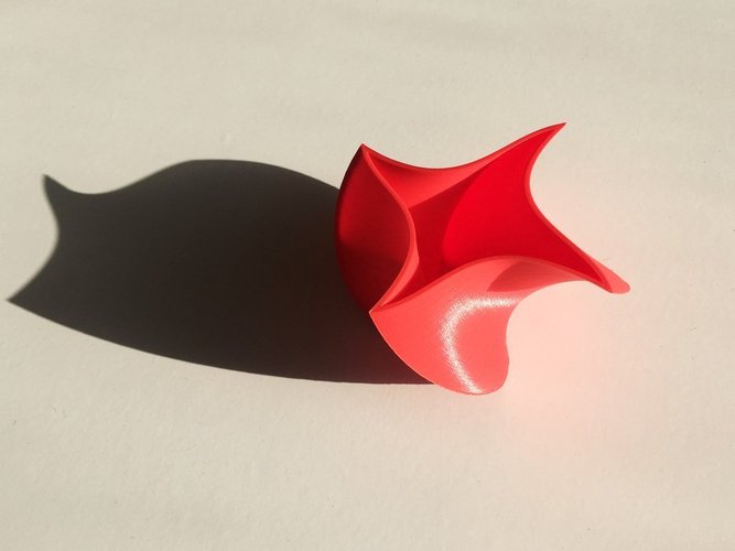Ninja Star Vase 1 3D Print 44806