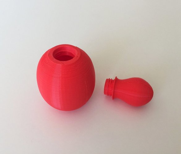 Bottle and Screw Cap 46 3D Print 44821