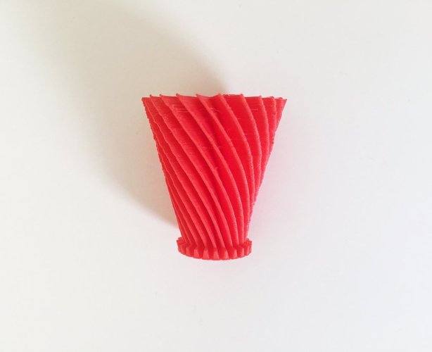 Twisted Star Vase Test 3D Print 44835