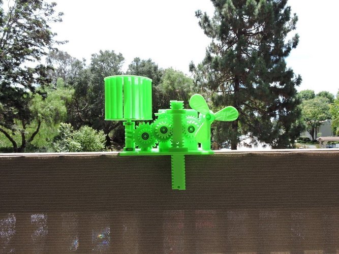 Wind Energy Stored In Gravity 3D Print 44842