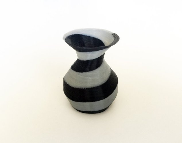 2 Color Spiral Vase (#1) 3D Print 44853