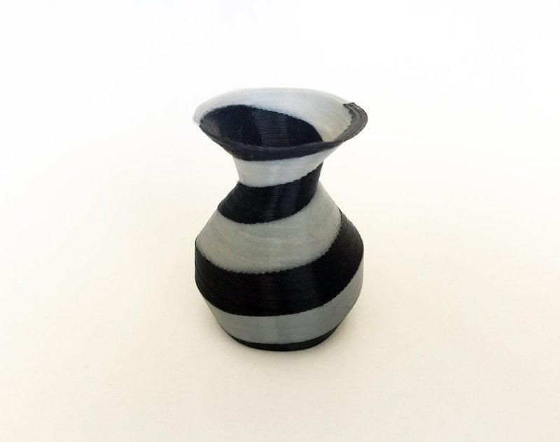 2 Color Spiral Vase (#1)
