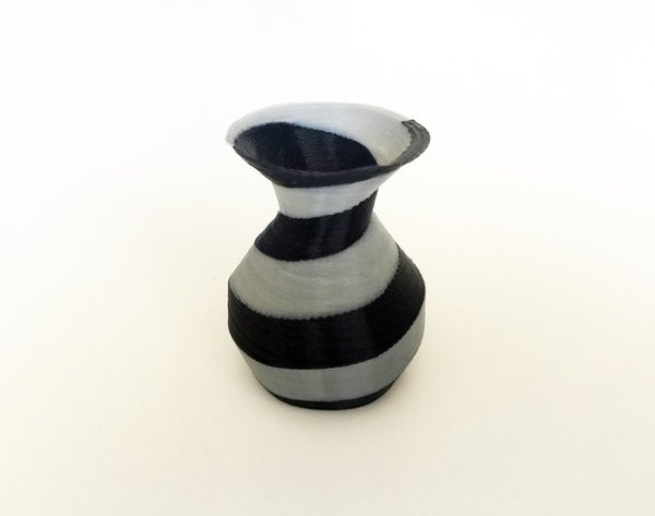 2 Color Spiral Vase (#1)