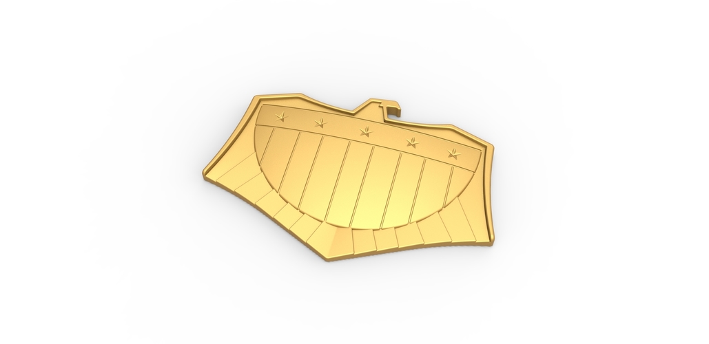 Belt buckle from the movie Dredd 2012