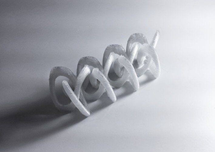 Torus Knot Chain 3D Print 44886