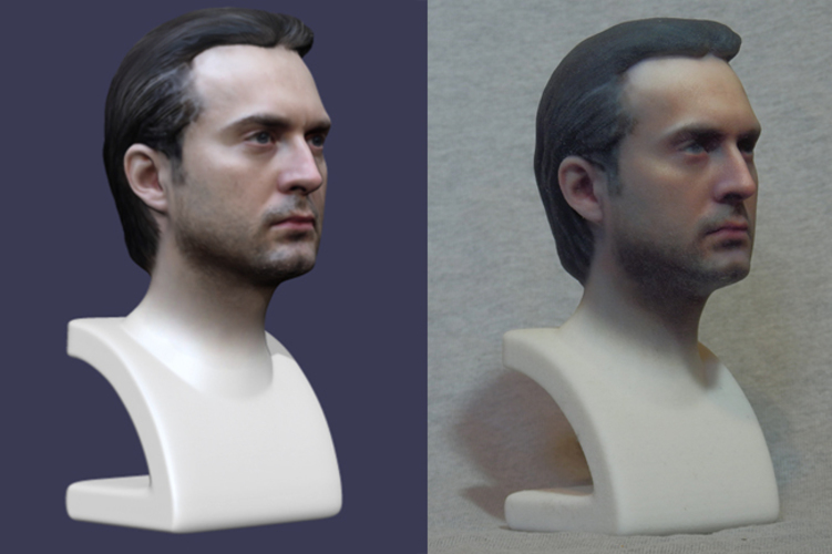 Head Bust 3D Print 4497