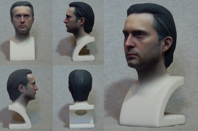 Head Bust 3D Print 4498