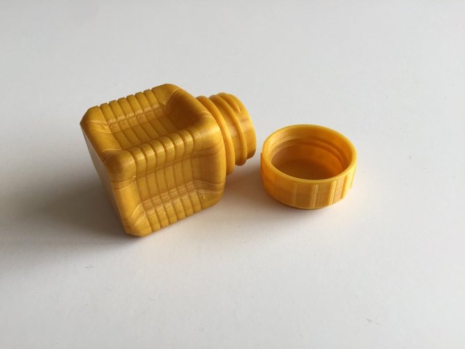 Bottle and Screw Cap 37 3D Print 45047