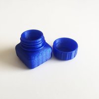 Small Bottle and Screw Cap 26 3D Printing 45056