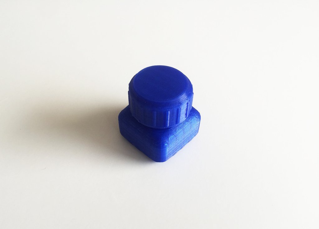 3D Printed Bottle and Screw Cap 5 by David Mussaffi