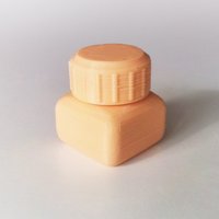 Small Bottle and Screw Cap 21 3D Printing 45067