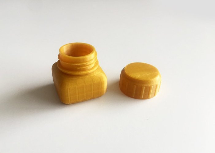 Bottle and Screw Cap 8 3D Print 45080