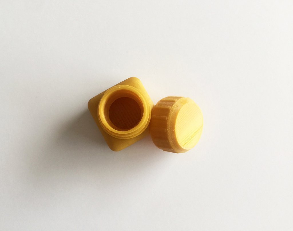 3D Printed Bottle and Screw Cap 5 by David Mussaffi