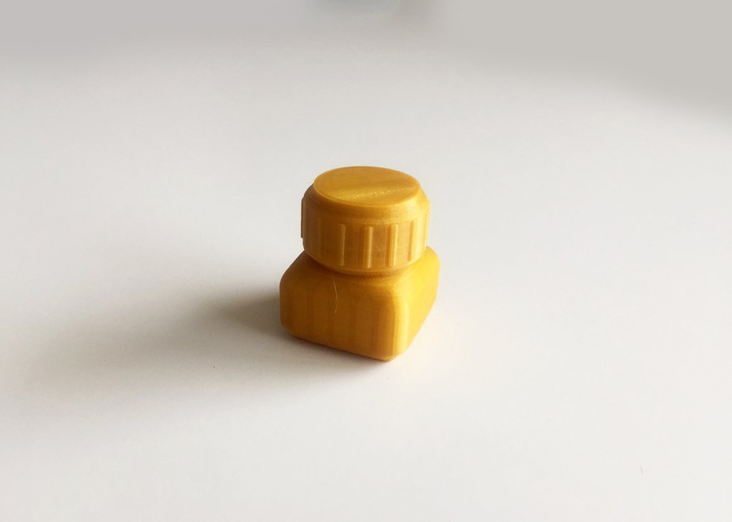 3D Printed Bottle and Screw Cap 5 by David Mussaffi