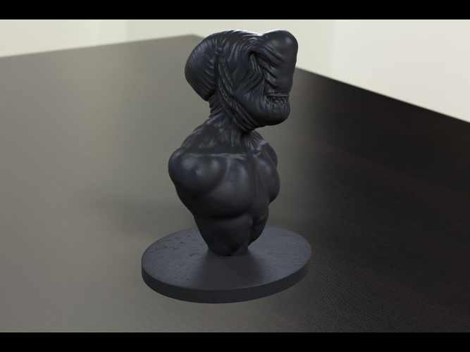 Alien Concept 2 Bust 3D Print 4511