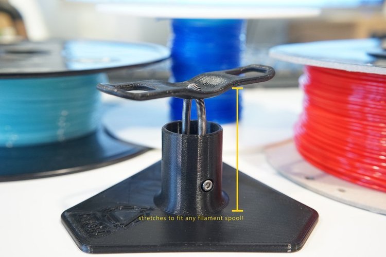 Super smooth universal filament holder 3D Print 45201